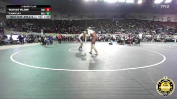 B4A-215 lbs Quarterfinal - Marcus Wilson, Clinton vs Cain Clay, Bristow
