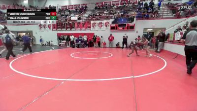 JH 110 lbs Champ. Round 1 - Judith Contreras, PONCA CITY vs Kali Johnson, CHICKASHA