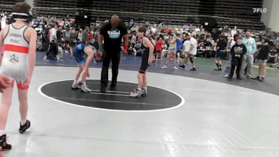 81 lbs Rr Rnd 7 - Isaiah Latham, Team Tugman - MSC vs Jax Lepoidevin, Revolution Wrestling Club - MSC