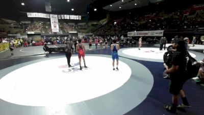 157 lbs Cons. Round 1 - Madox Leal, Temecula Valley High School Wrestling vs Damian Saldivar