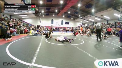 105 lbs Rr Rnd 2 - Rogen Bradsher, Buck Pride Wrestling vs Weston Gilroy, Mojo Grappling Academy