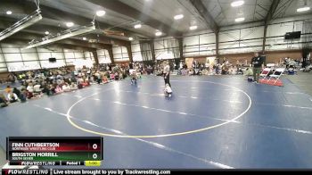 39 lbs Quarterfinal - Brigston Morrill, South Sevier vs Finn Cuthbertson, Northside Wrestling Club