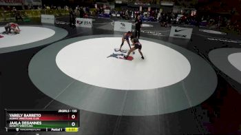 135 lbs Cons. Round 3 - Yarely Barreto, Albany Wrestling Club vs Jaala Degannes, Infinity Wrestling