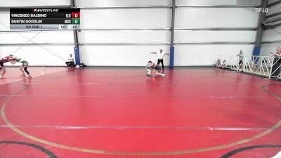 127 lbs Rr Rnd 1 - Vincenzo Baldino, Elite NJ MS Black vs Dustin Goodlin, Micky's Maniacs Grey