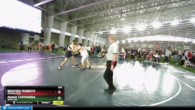 285 lbs Cons. Round 2 - Isaiah Castaneda, Westlake vs Braysen Roberts, Spanish Fork