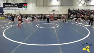 93 lbs Cons. Round 3 - Wesley Zimmerman, Wayne Wrestling Club vs Christopher Pulis, Brawler Elite