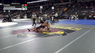 113 lbs Consi Of 16 #1 - Tej Sidhu, Chico (NS) vs Jacob Rodriguez, Clovis North (CS)