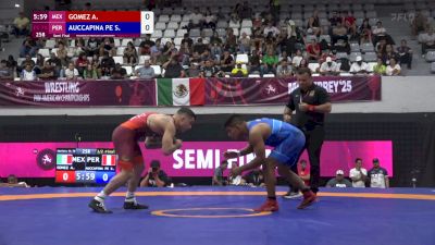70 kg Semifinal - Austin Gomez, MEX vs Sixton Auccapina, PER