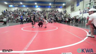 45 lbs Consolation - Walker Scheulen, Salina Wrestling Club vs Cutter Mitchell, Wyandotte Youth Wrestling