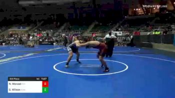 200 lbs 5th Place - Noah Wenzel, Izzy Style Wrestling vs Gunner Wilson, Team Tulsa