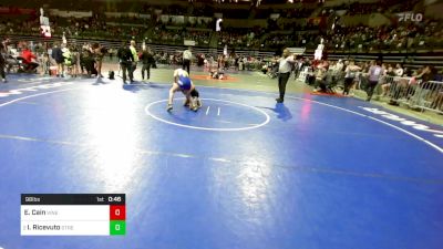 98 lbs Semifinal - Emma Cain, Vineland vs Isabella Ricevuto, Streaks Wrestling Club