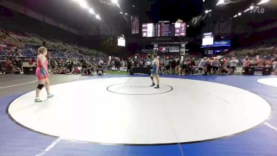 180 lbs Rnd Of 32 - Bella Porcelli, Iowa vs Kara Pope, Kansas