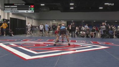 144 lbs 5th Place - Gavin Landers, IA vs Konner Larkin, AZ