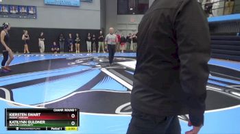 110 lbs Champ. Round 1 - Kiersten Swart, Mount Vernon vs Katilynn Guldner, Benton Community