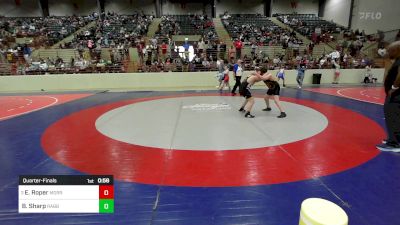 135 lbs Quarterfinal - Ethan Roper, Morris Fitness Wrestling Club vs Blake Sharp, Rabbit Wrestling Club