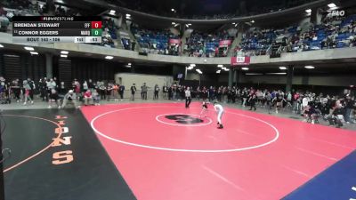 106 lbs Champ. Round 2 - Connor Eggers, Ottawa (Marquette) vs Brendan Stewart, Effingham