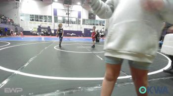 46-49 lbs 3rd Place - Easton Weeks, Hulbert vs Maculey Andrews, Raw Wrestling Club