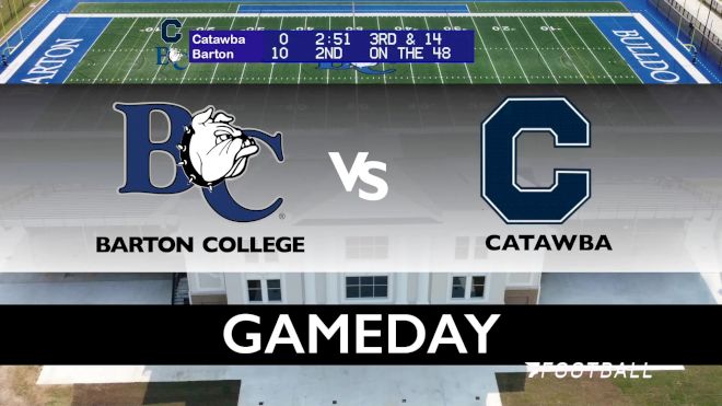 Replay: Catawba vs Barton | Oct 29 @ 2 PM