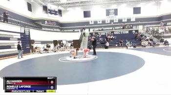 100 lbs Finals (2 Team) - Ali Hansen, Utah 2 vs RonElle LaForge, Montana