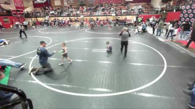 43 lbs 3rd Place Match - Quinn Johnson, Cougar Wrestling Club vs Mathew Cullison, Fighting Squirrels Wrestling Club