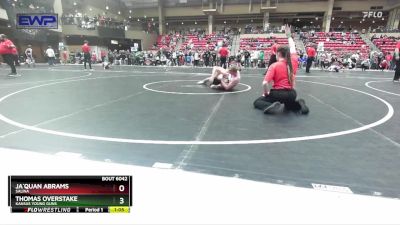 165 lbs Cons. Semi - Ja`Quan Abrams, Salina vs Thomas Overstake, Kansas Young Guns