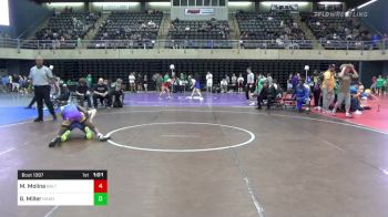 110 lbs Consi Of 8 #2 - Miles Molina, Baltimore vs Gannin Miller, Hanover