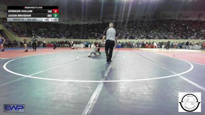 138 lbs Round Of 64 - Spencer Hollum, Fairland Owls vs Jaxon Brogdon, Union JH