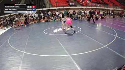 125 lbs Hannah Pramita, Montana Banditry HS Girls vs Ava Williams, Idaho 1 HS Girls