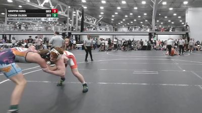 150 lbs Semis & 1st Wrestleback (8 Team) - Griffin King, Grit Mat Club Blue vs Cohen Olsen, Team Shutt GT