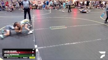 60 lbs Quarterfinals (8 Team) - Kevin Rodriguez, Ohio Gold vs Jacob Graber, The Funky Singlets Teal