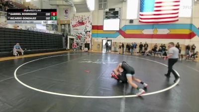 132 lbs Cons. Round 2 - Ricardo Gonzalez, Cheyenne East vs Gabriel Rodriguez, Central