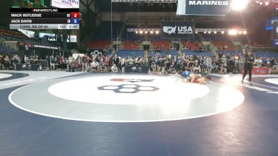 165 lbs Cons. Rd Of 64 - Mack Rutledge, Utah vs Jack Davis, Indiana