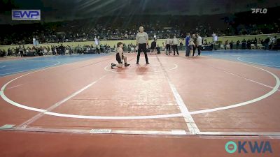 7th Place - Kade Yoder, Weatherford Youth Wrestling vs Kaleb Rains, Tecumseh Youth Wrestling