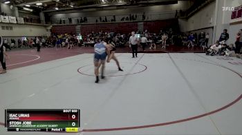 157 lbs Quarterfinal - Isac Urias, Mohave vs Stosh Jobe, American Leadership Academy Gilbert