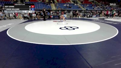 120 lbs Champ. Rd Of 32 - Izzy LeVine, AZ vs Kinzie Williams, ID