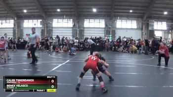 64 lbs Round 4 (6 Team) - Benex Velasco, Olympia vs Caleb Tsikerdanos, Warhawks