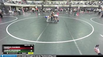 75 lbs Cons. Round 4 - Maximus Chambers, Wisconsin vs Charlie Krumwiede, Wayzata Youth Wrestling