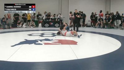 57 kg Cons. Rd Of 32 - Gabriel Ramirez, Aces Wrestling Academy vs Cole Welte, Viking RTC