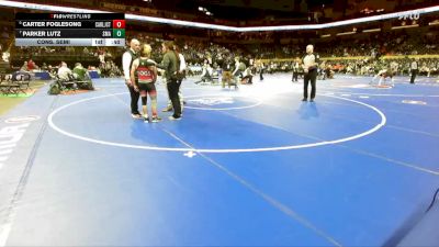 120 Class 3 lbs Cons. Semi - Parker Lutz, St. Michael The Archangel vs Carter Foglesong, Carl Junction