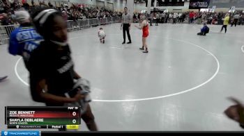 130 lbs Cons. Round 4 - Zoe Bennett, ReZults Wrestling vs Shayla DeBlaere, North Dakota