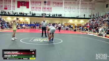 190 lbs Finals (8 Team) - Vincent Hurst, Saint Mark`s vs Hayden Moaney, Delaware Military Academy