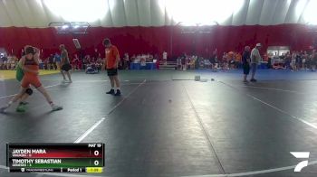 113 lbs Round 1 (4 Team) - Jayden Mara, Waukon vs Timothy Sebastian, Geneseo