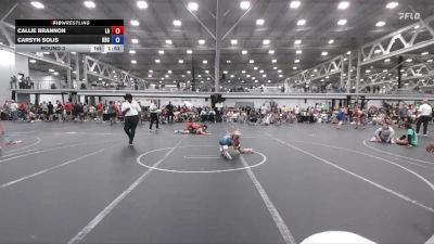 50 lbs Round 3 - Callie Brannon, Lady Assassins vs Carsyn Solis, Kraken Dream Crushers