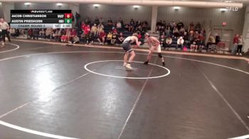 133 lbs Champ. Round 2 - Austin Prieskorn, New Mexico Highlands vs Jacob Christianson, Mary