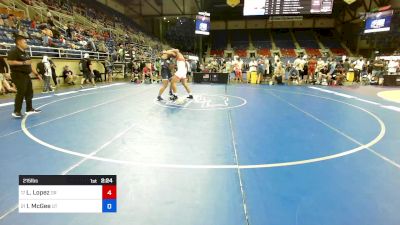 215 lbs Cons 32 #2 - Lusiano Lopez, OR vs Isaac McGee, UT