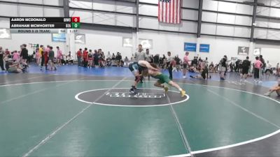 155 lbs Round 5 (6 Team) - Abraham McWhorter, BELIEVE TO ACHEIVE vs Aaron McDonald, GREAT BRIDGE WRESTLING CLUB