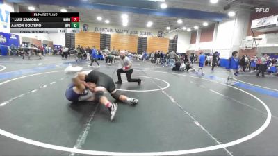 285 lbs Cons. Round 2 - Aaron Soltero, Newport Harbor vs Luis Zamora, Warren