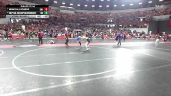 112 lbs Cons. Round 2 - MiKayla Lathrop, Dodgeville Mat Club vs Sophia Soumphonphakdy, Wisconsin