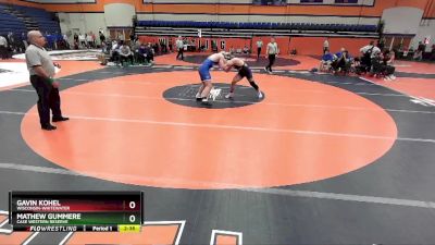 184 lbs Champ. Round 1 - Mathew Gummere, Case Western Reserve vs Gavin Kohel, Wisconsin-Whitewater