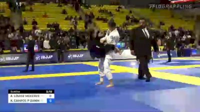 AGNES LOUISE MCKERVEY vs KAREN CAMPOS P DAMM 2022 World Jiu-Jitsu IBJJF ...